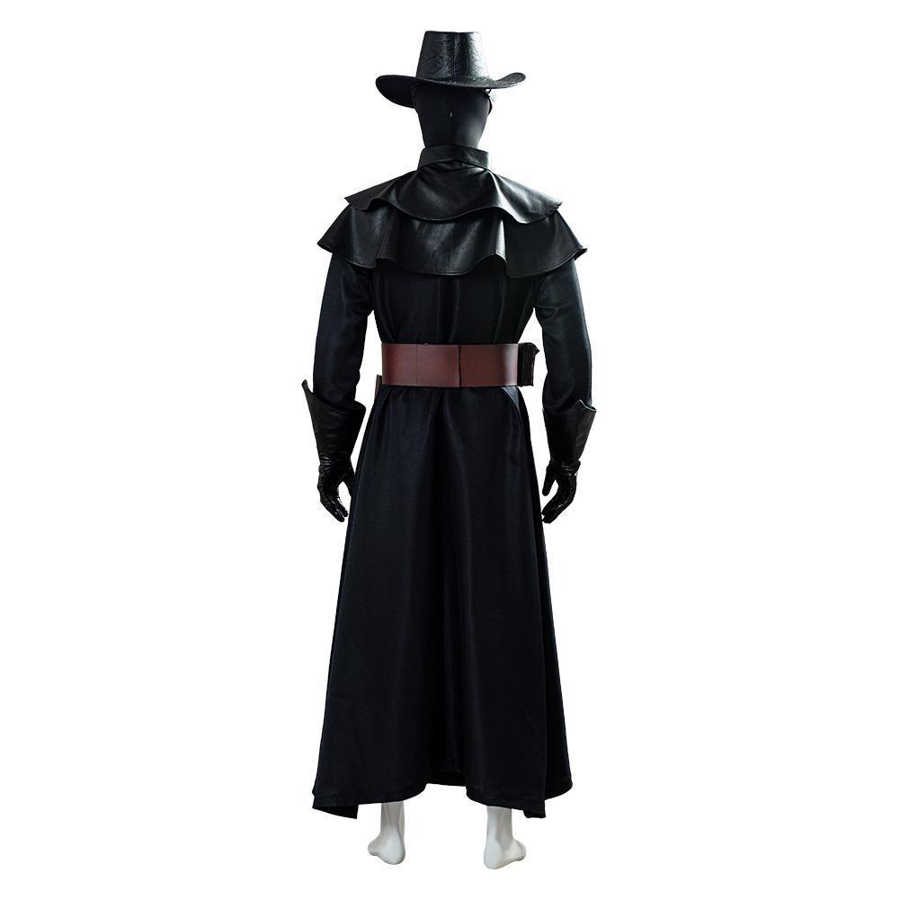 Plague Doctor Steampunk Bird Beak Mask Long Robe Cape Outfit Halloween Cosplay Costume - CrazeCosplay