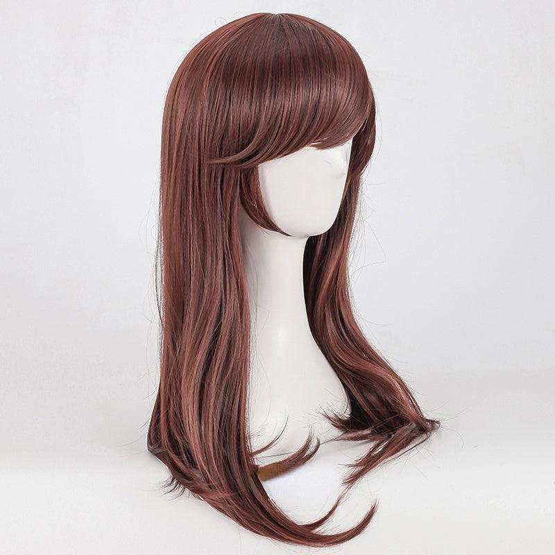 Dva Hana Song Overwatch Brown Cosplay Wig