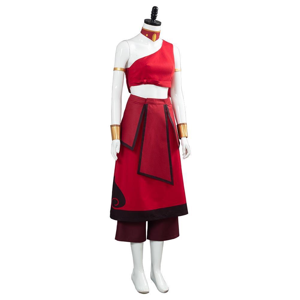 Avatar The Last Airbender Katara Women Dress Outfit Halloween Carnival Costume Cosplay Costume - CrazeCosplay