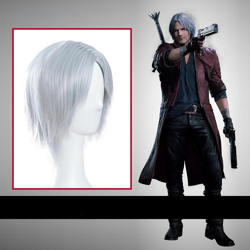 Devil May Cry Dante White Cosplay Wig