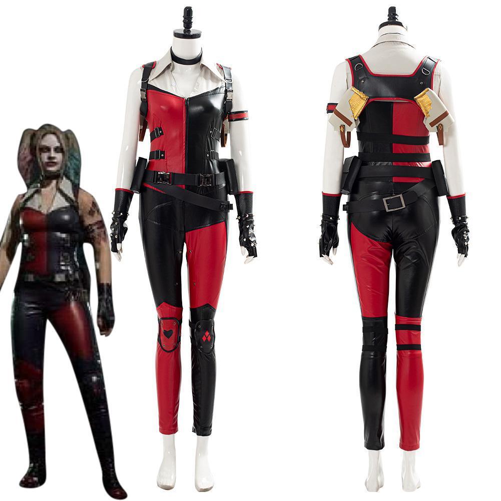 Mortal Kombat 11 mk11 Cassie Cage Harley Quinn Skin Halloween Suit Out