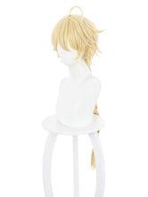 Genshin Impact Aether Light Golden Cosplay Wig - CrazeCosplay