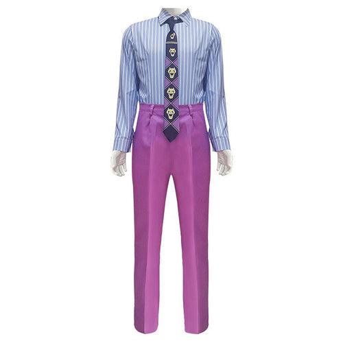 JoJo's Bizarre Adventure Yoshikage Kira Pink Cosplay Costume - CrazeCosplay