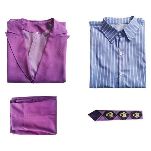 JoJo's Bizarre Adventure Yoshikage Kira Pink Cosplay Costume - CrazeCosplay