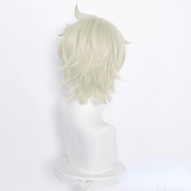 Genshin Impact Bennett White Cosplay Wig - CrazeCosplay