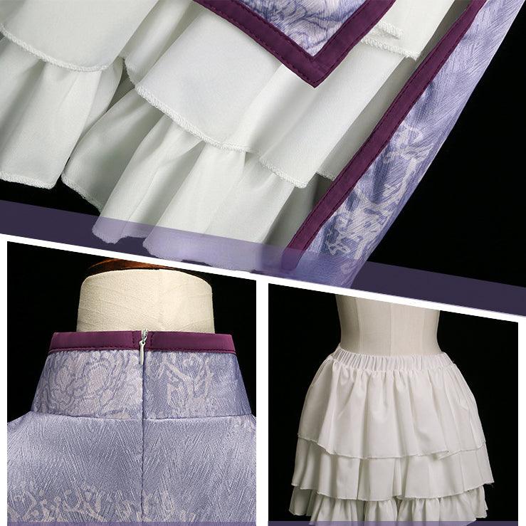 Puella Magi Madoka Magica Akemi Homura Cheongsam Outfit Cosplay Costume