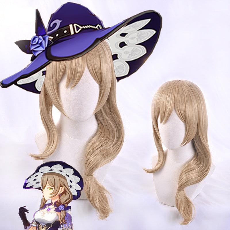 Lisa Cosplay Wig Genshin Impact Librarian Cosplay - CrazeCosplay