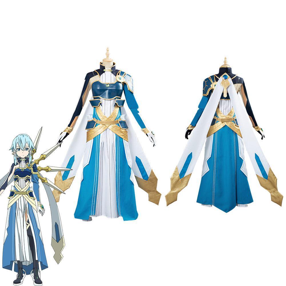 Sword Art Online Sao Asada Shino Halloween Uniform Cosplay Costume - CrazeCosplay