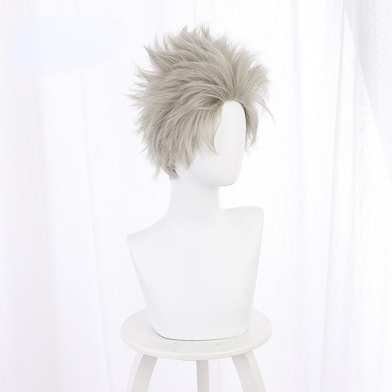 Toge Inumaki White Cosplay Wig