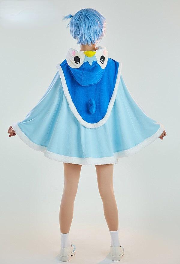 Piplup Costume Pokémon Cosplay Halloween Cloak Outfit for Womens - CrazeCosplay