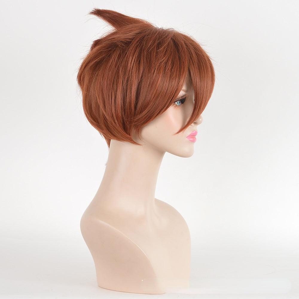 Tracer Overwatch Brown Short Cosplay Wig