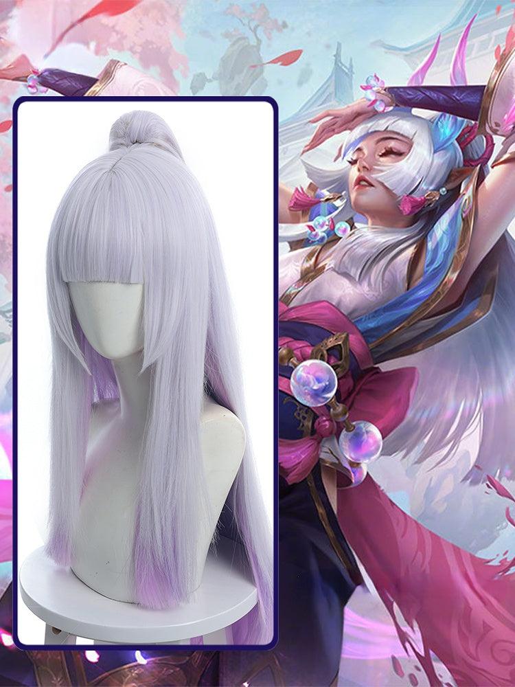 League of Legends Syndra The Dark Sovereign White Cosplay Wig