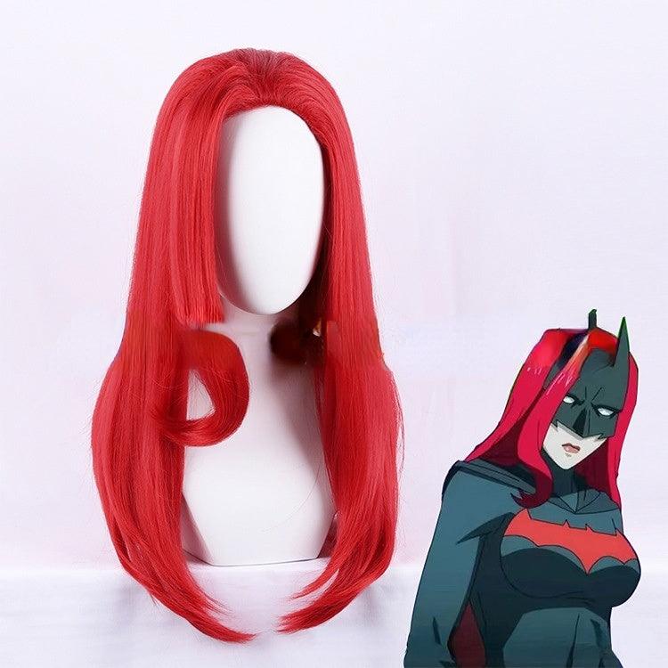 Batwoman Kate Kane Red Long Cosplay Wig - CrazeCosplay