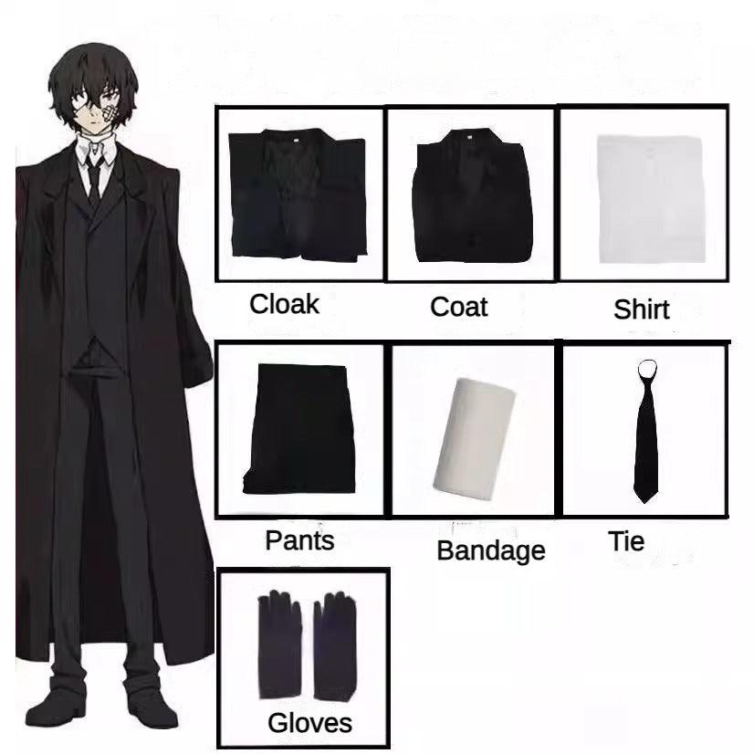 Bungou Stray Dogs Season 3 Daizai Osamu Cosplay Costume Outfit