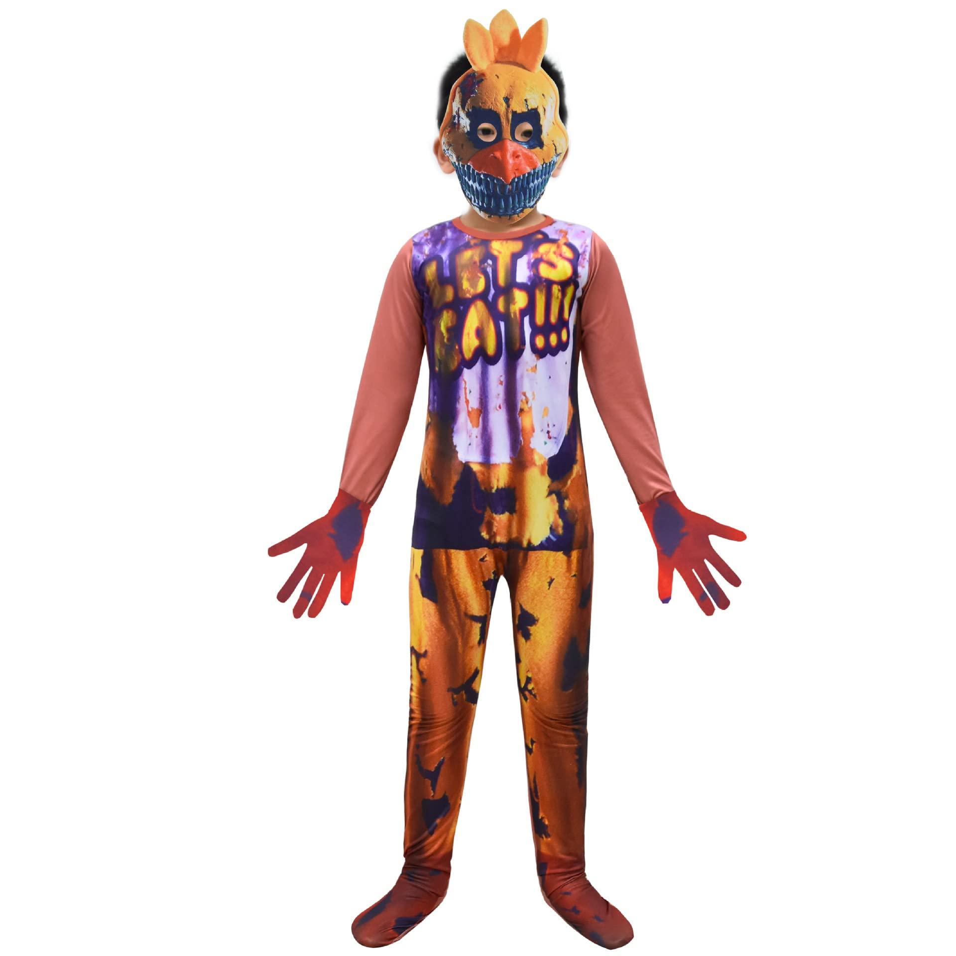 Fnaf Nightmare Chica Halloween Costume for Kids - CrazeCosplay