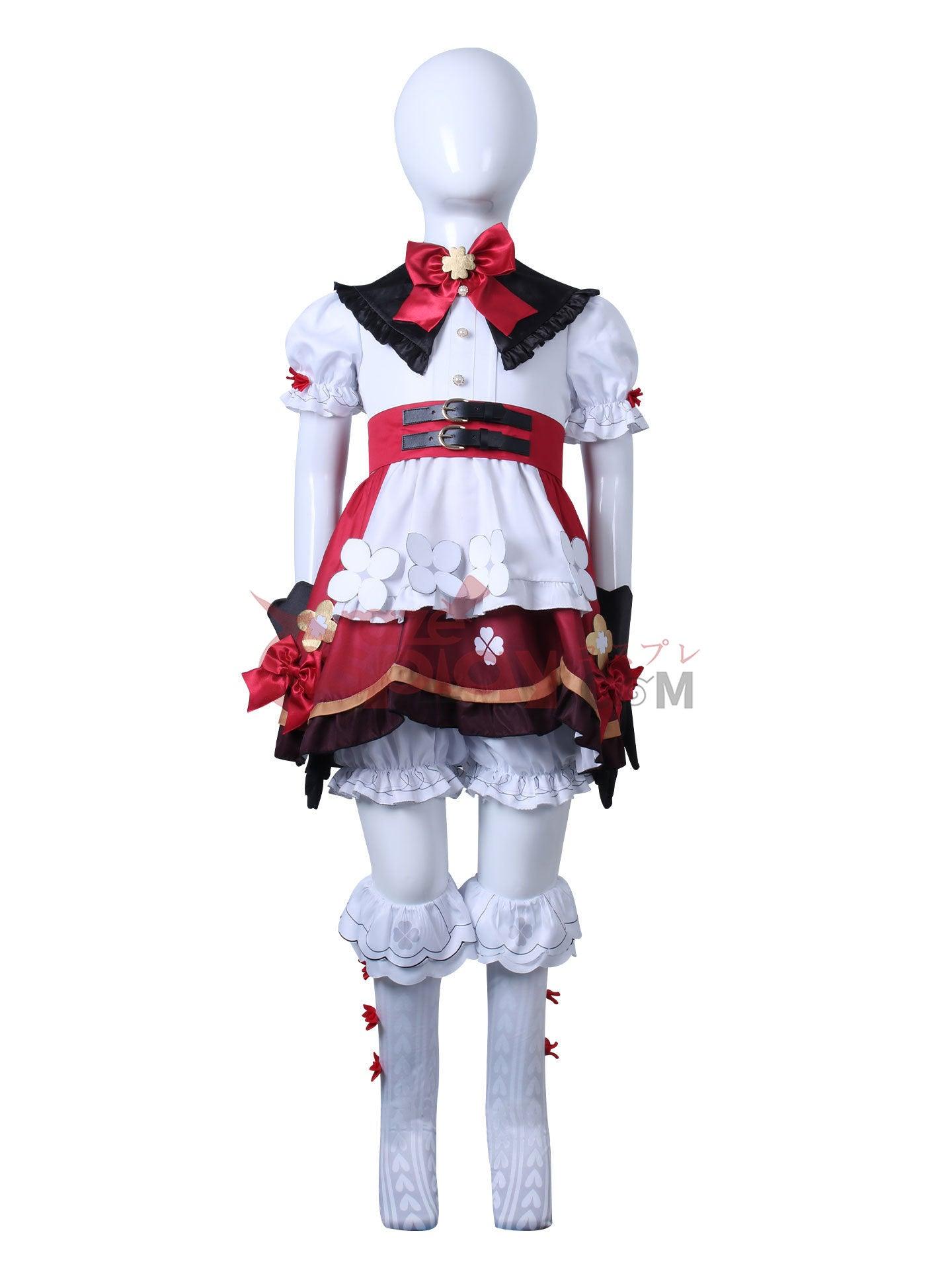 Genshin Impact Klee Witch Dress Halloween Cosplay Costume for Kids