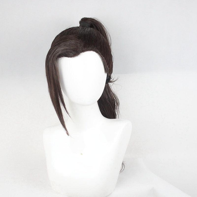 League of Legends Yasuo Brown Cosplay Wig