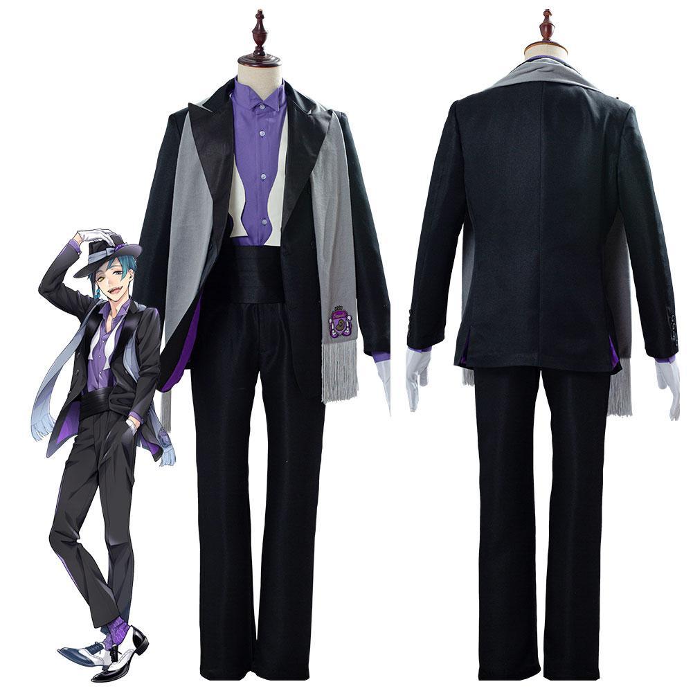 Twisted Wonderland Floyd Leech Suit Cosplay Costume