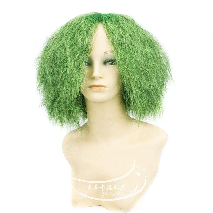 The Joker Short Green Curly Cosplay Wig - CrazeCosplay