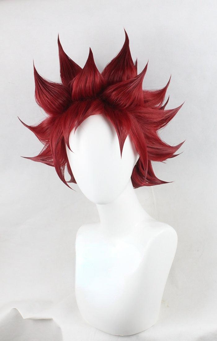 Dragon Ball Son Goku Burgundy Cosplay Wig - CrazeCosplay