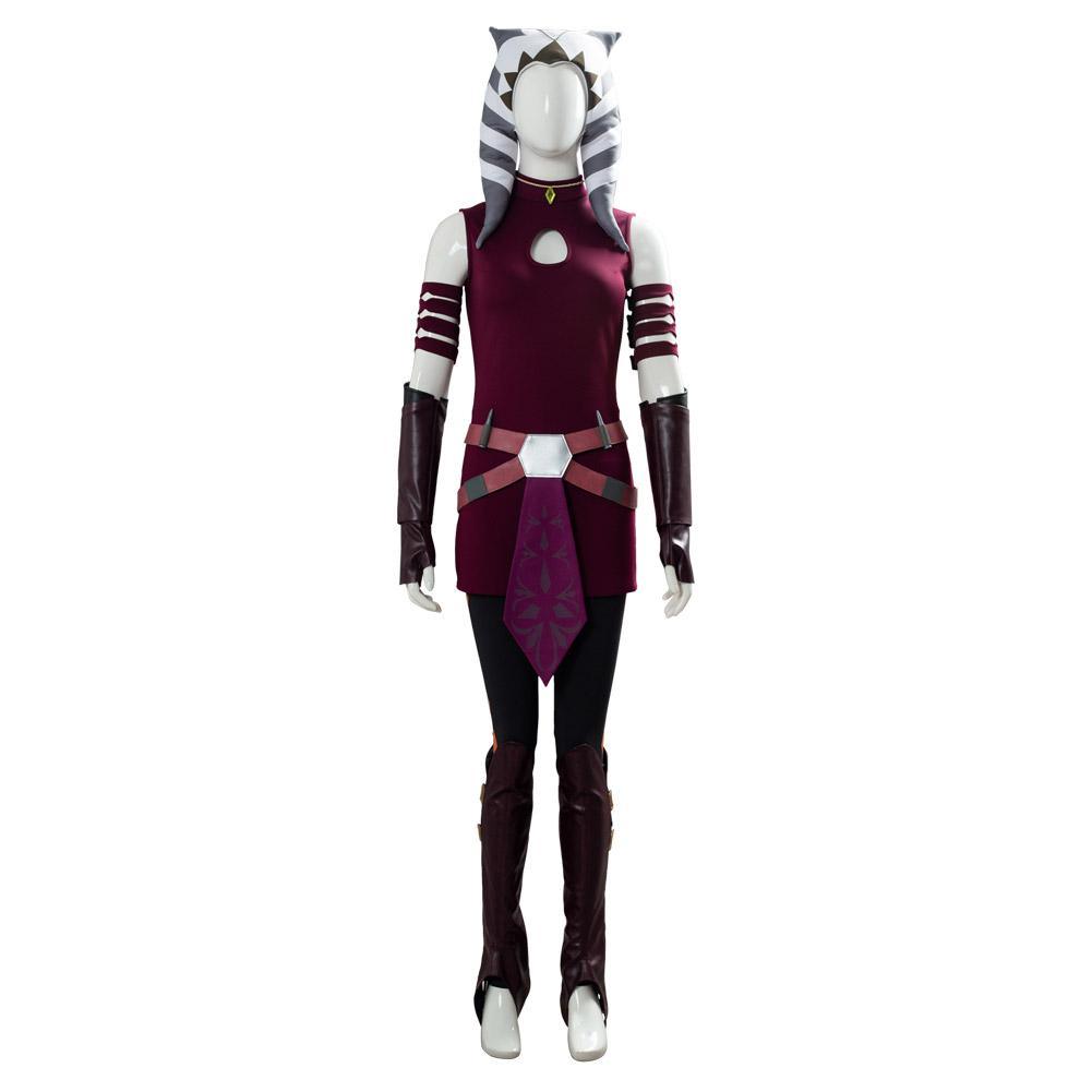 Ahsoka Tano Star Wars The Clone Wars Suit Cosplay Costume - CrazeCosplay