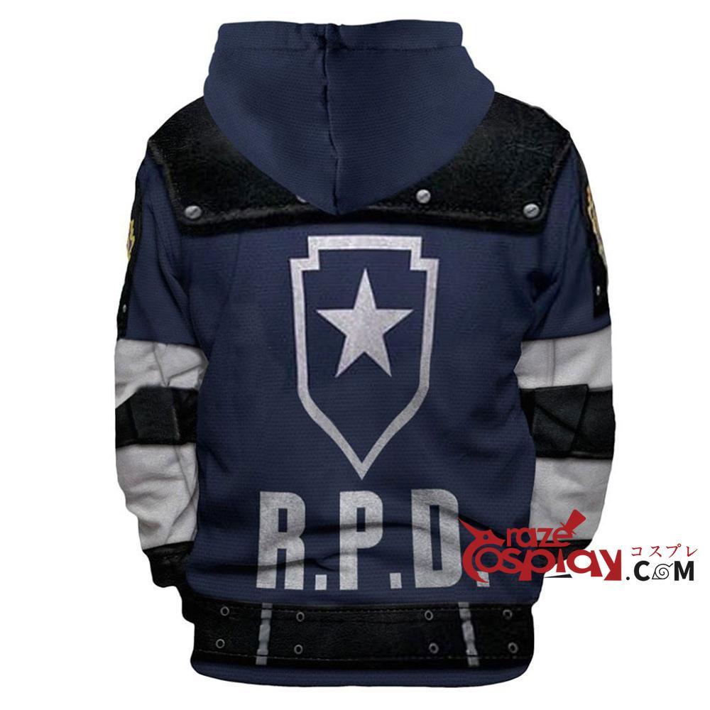 Resident Evil Leon S. Kennedy Cosplay hoodie pollover Sweatshirt - CrazeCosplay