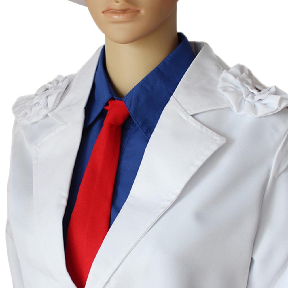 Detective Conan Kid The Phantom Thief Magic Kaito Kuroba Kaito Uniform Cosplay Costume - CrazeCosplay