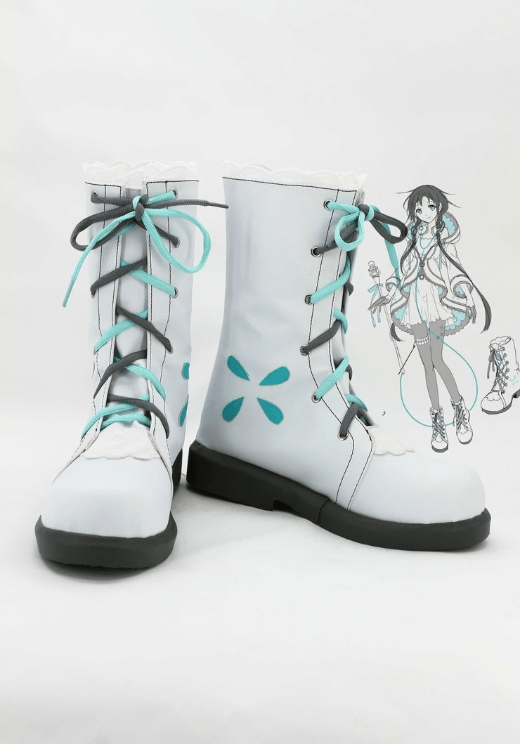 Taiwan Voicemith Virtual Singer Xia Yuyao Boots Cosplay Shoes-CrazeCosplay