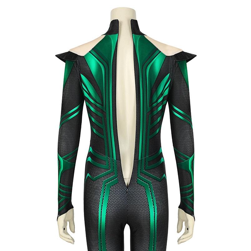 THOR 3 Hela Jumpsuit Cosplay Costume Halloween Masquerade Party Bodysuit - CrazeCosplay