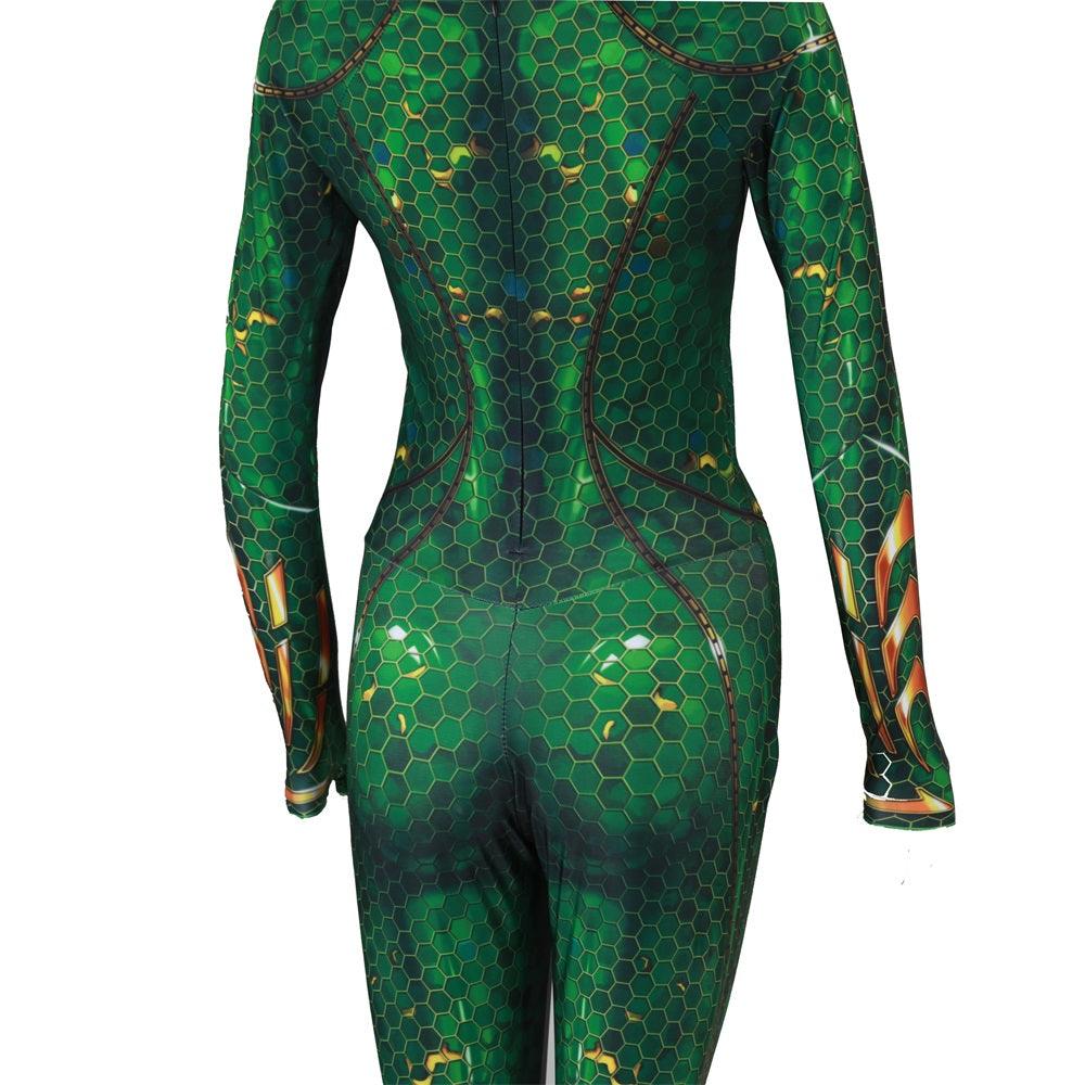 Aquaman Mera Queen Cosplay Zentai Costume - CrazeCosplay