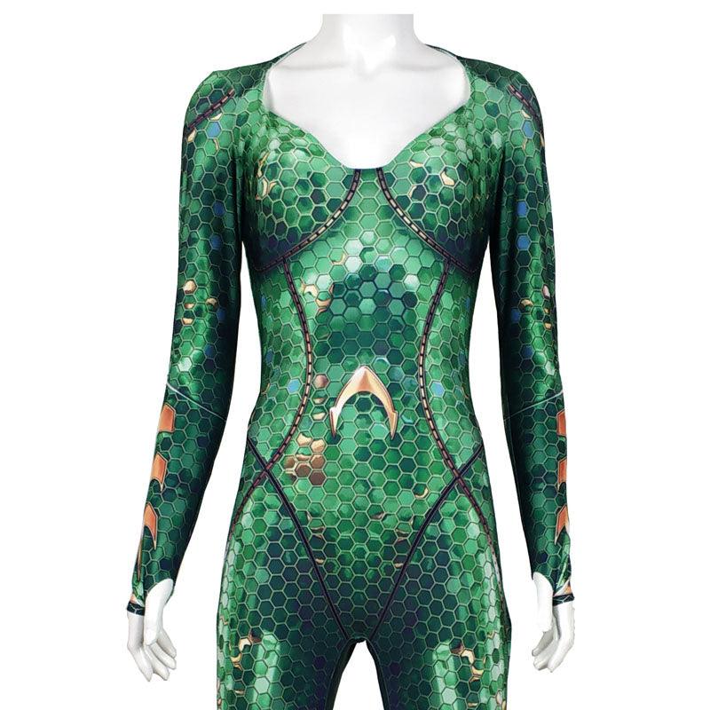 Aquaman Mera Queen Cosplay Zentai Costume - CrazeCosplay