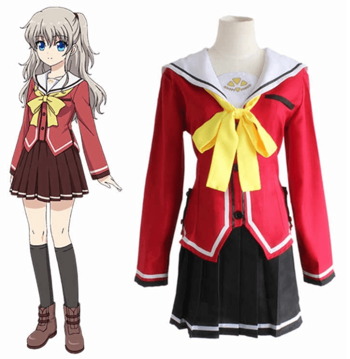 charlotte nao tomori uniform cosplay costume - CrazeCosplay