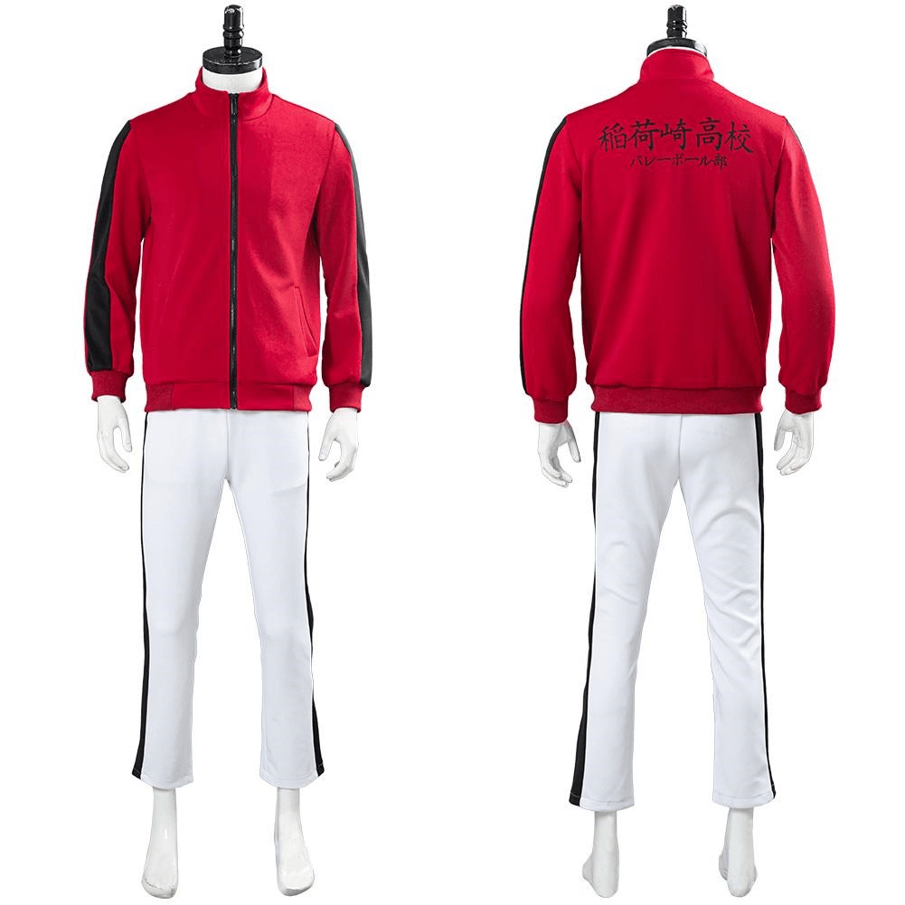 Haikyuu Inarizaki High School Uniform Volleyball Sportswear Team Jacket Pants Set Cosplay Costume - CrazeCosplay