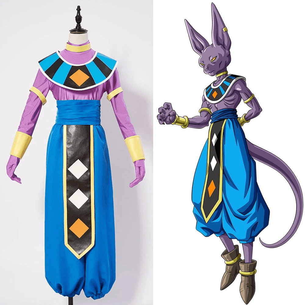 Dragon Ball God Of Destruction Beerus Cosplay Costume - CrazeCosplay