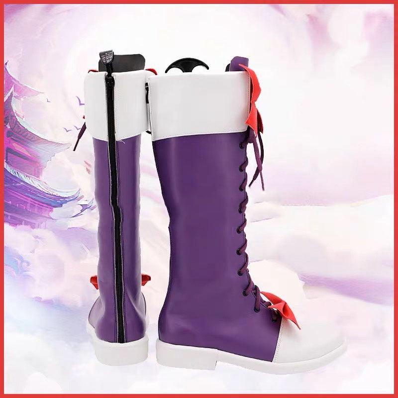 Anime High Rise Invasion Maid-fuku Kamen Cosplay Boots Shoes For Women Halloween - CrazeCosplay