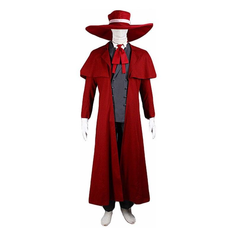 New Arrival Alucard Cosplay Anime Hellsing Character Costume Uniform