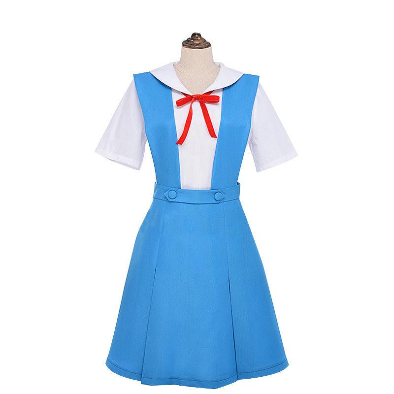 Evangelion Asuka School Uniform Cosplay Costume