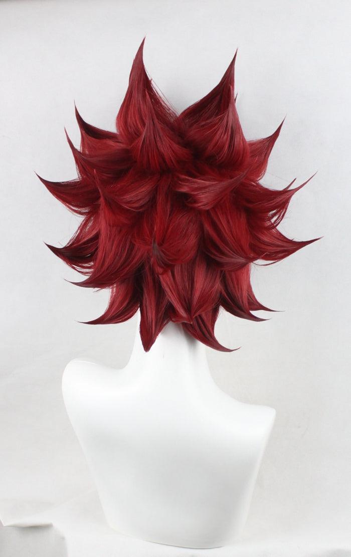 Dragon Ball Son Goku Burgundy Cosplay Wig - CrazeCosplay