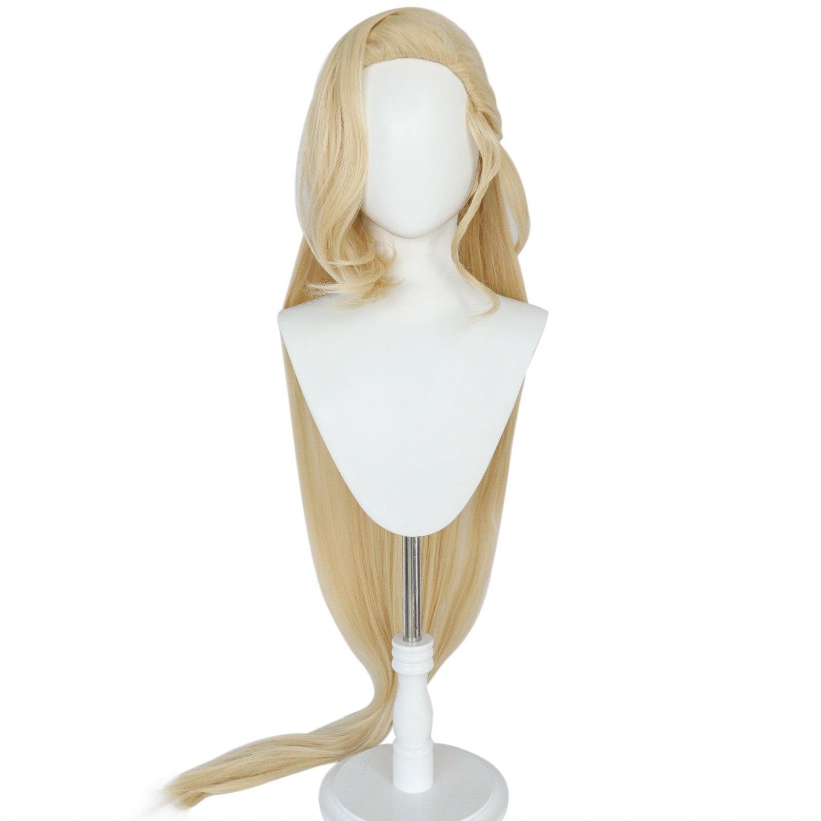 Genshin Impact La Signora Golden Cosplay Wig - CrazeCosplay