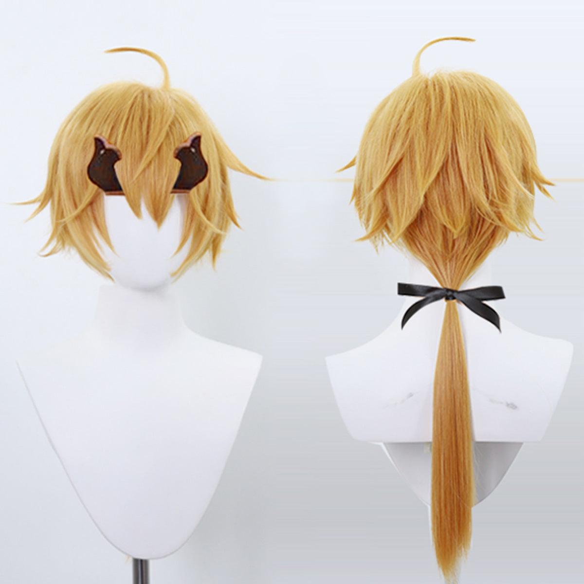 Genshin Impact Thoma Cosplay Wig - CrazeCosplay