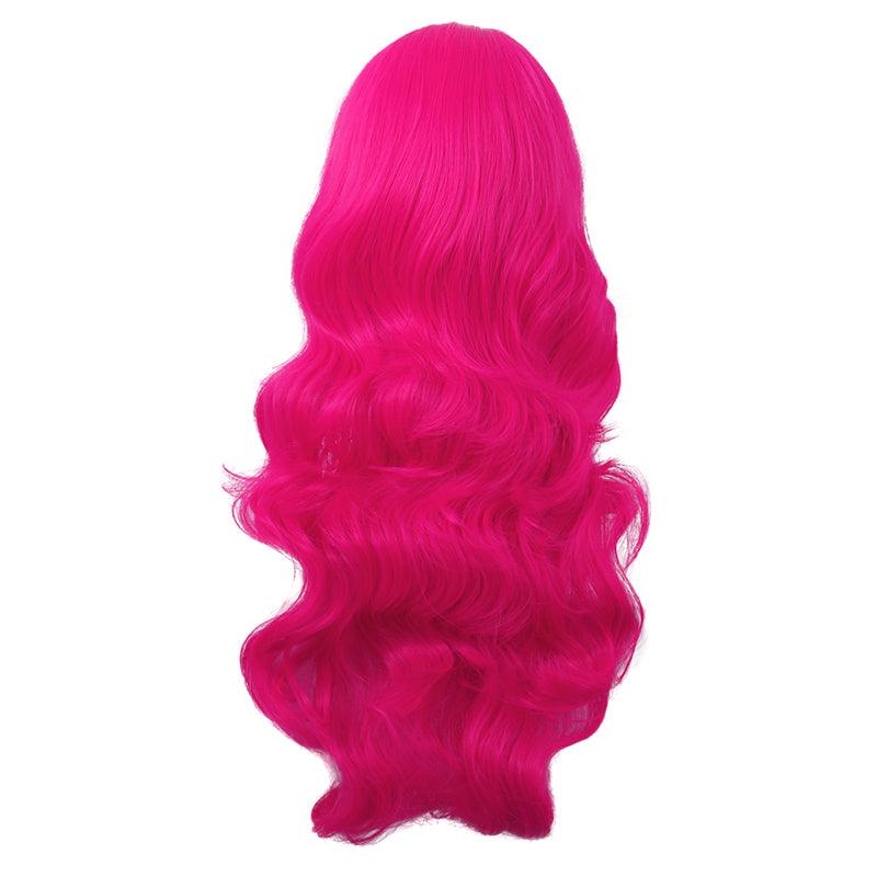 Starfire Cosplay Wigs Pink Teen Titans For Halloween Costume - CrazeCosplay