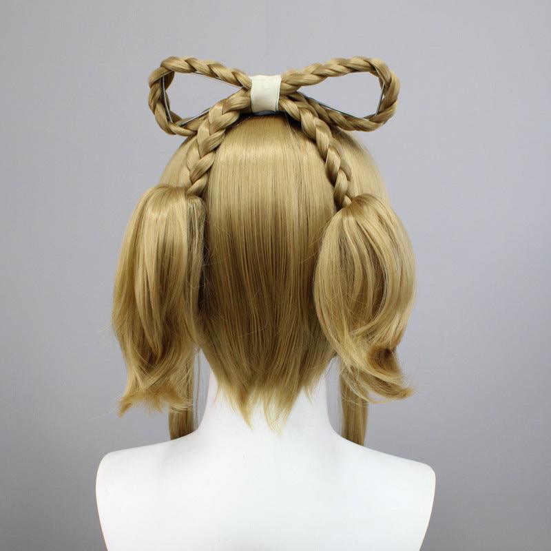 Genshin Impact Yaoyao Cosplay Wig Brown Ponytail Hair - CrazeCosplay