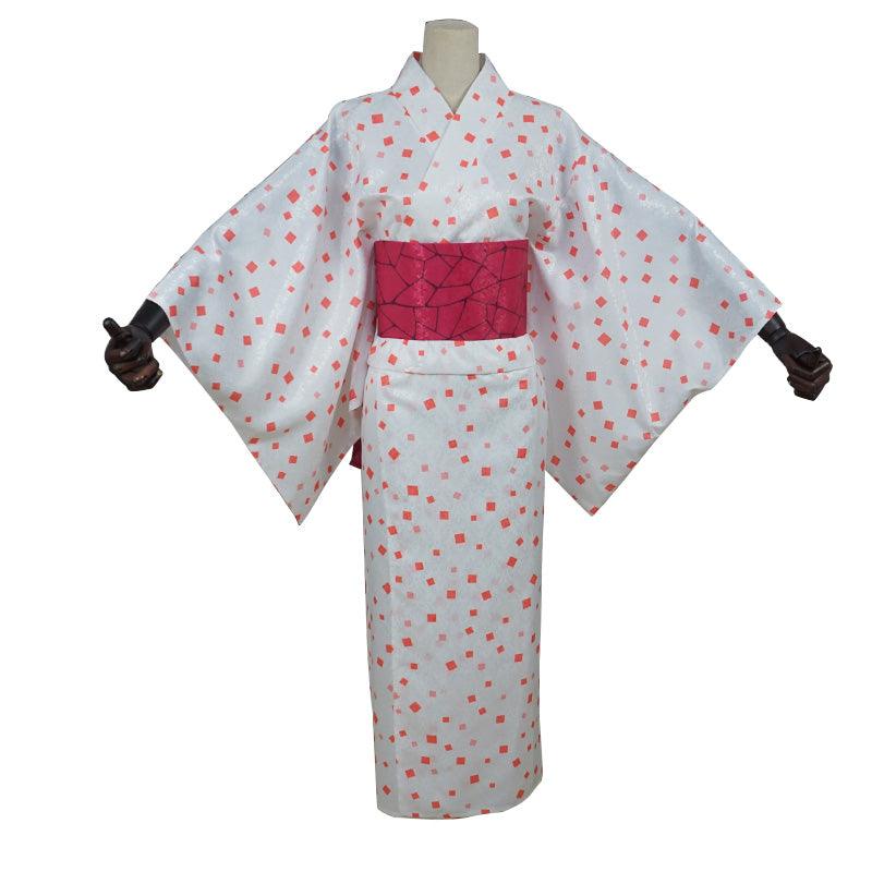 Demon Slayer Kimetsu No Yaiba Daki Cosplay Costume Kimono Wafuku - CrazeCosplay