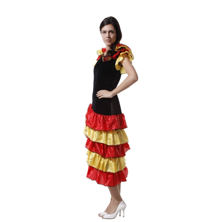 Spanish Dance Costumes Spain Traditional Dress Halloween Outfits for Female - CrazeCosplay