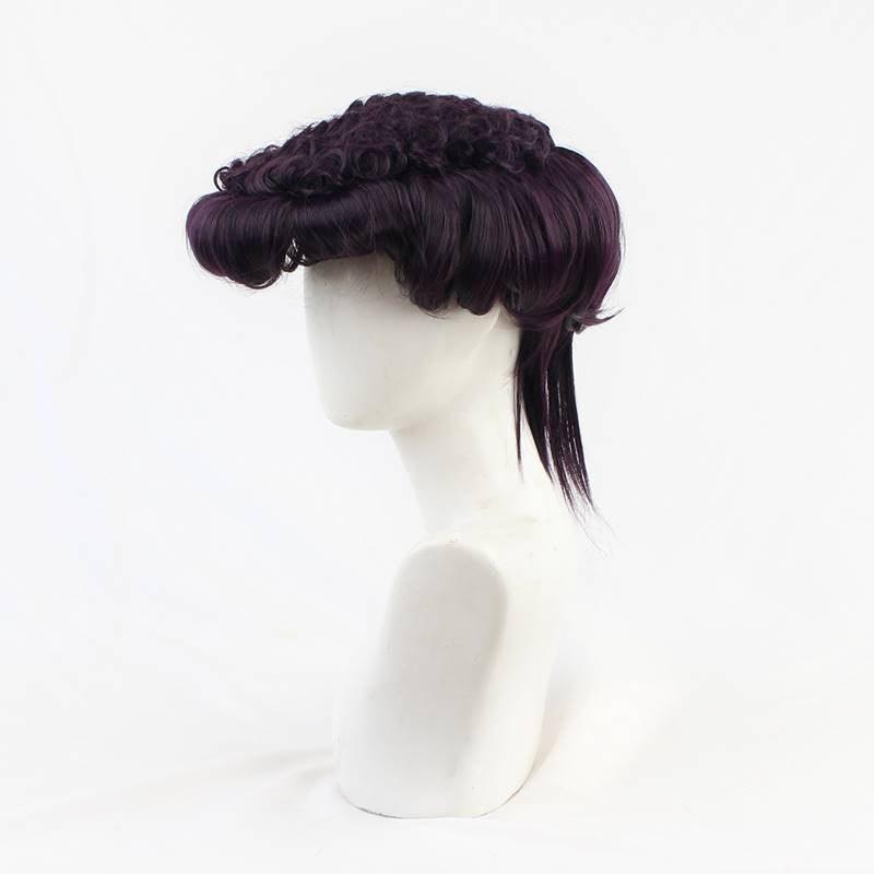 JoJo's Bizarre Adventure: Diamond Is Unbreakable Josuke Higashikata Dark Purple Cosplay Wig - CrazeCosplay