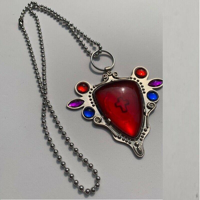 JoJo's Bizarre Adventure: Battle Tendency Red Stone of Aja Necklace Cosplay Accessory Prop - CrazeCosplay