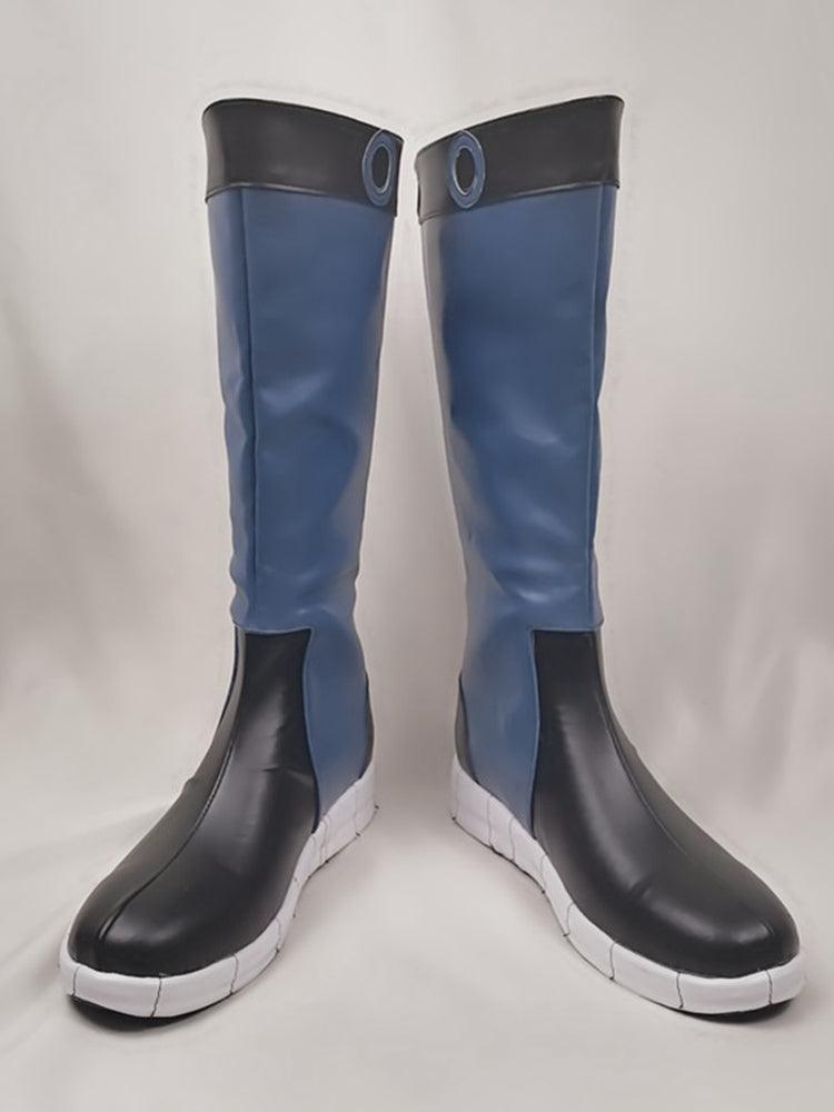 Akudama Drive Hacker Black Shoes Cosplay Boots - CrazeCosplay