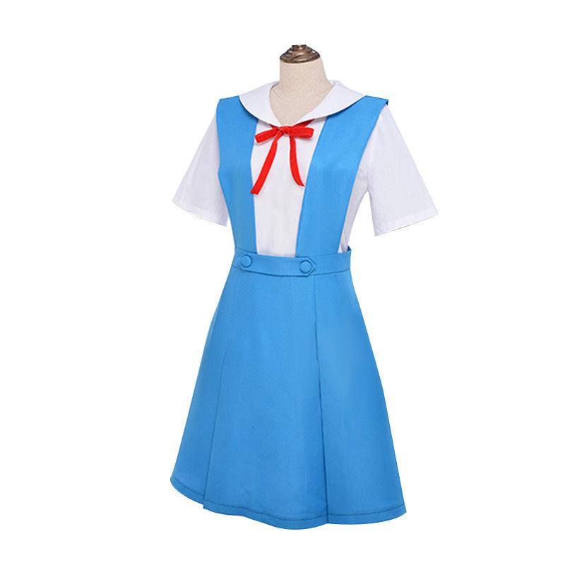 Evangelion Asuka School Uniform Cosplay Costume