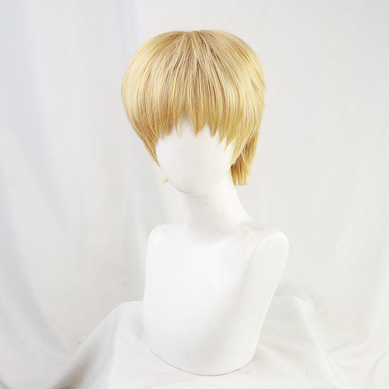 Attack on Titan Almin Cos Wig Yellow Short Hair Style - CrazeCosplay