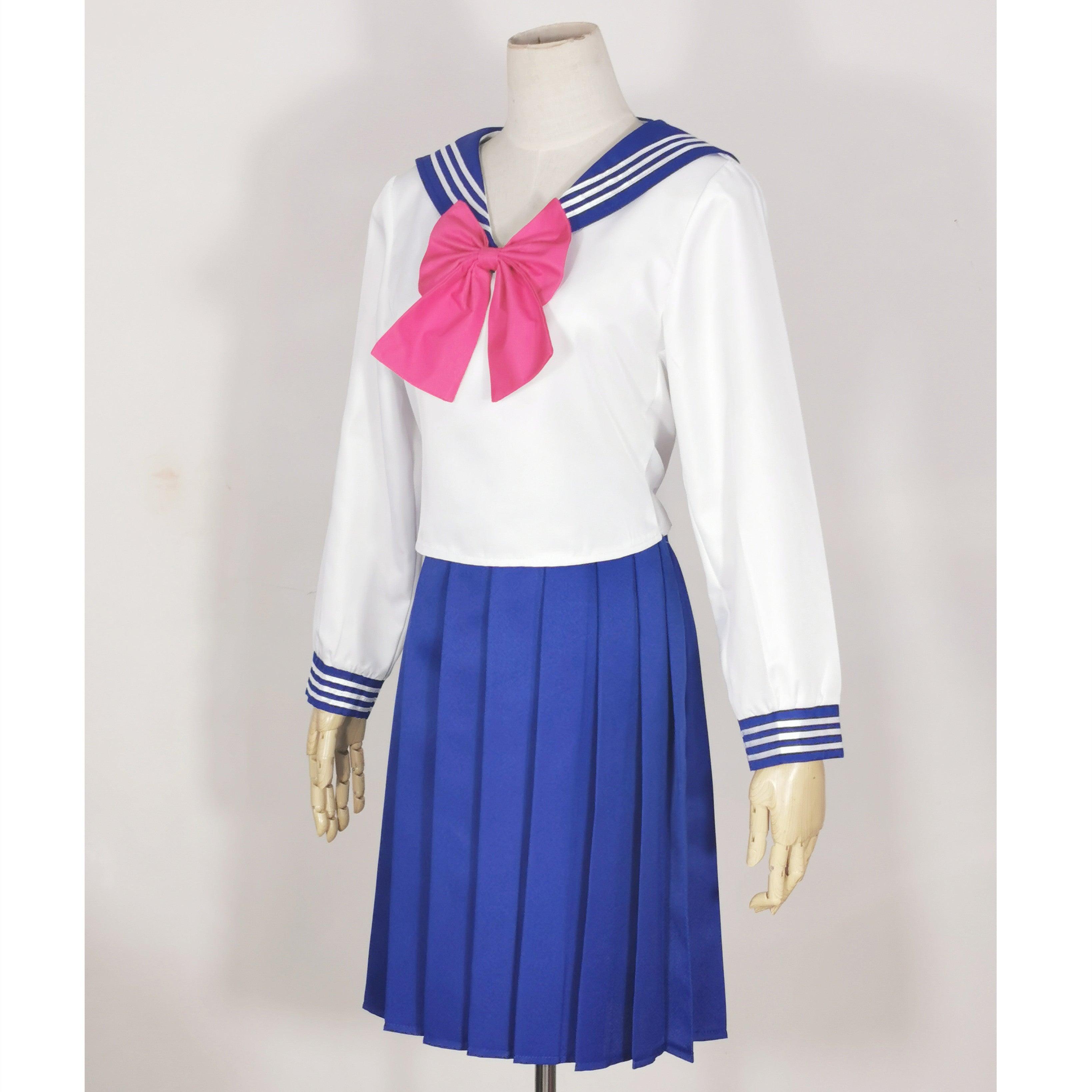 Sailor Moon Tsukino Usagi School Uniform Cosplay Costume - CrazeCosplay